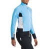 Женская разминочная куртка Sportful Apex W Jacket 2024 голубая с белым